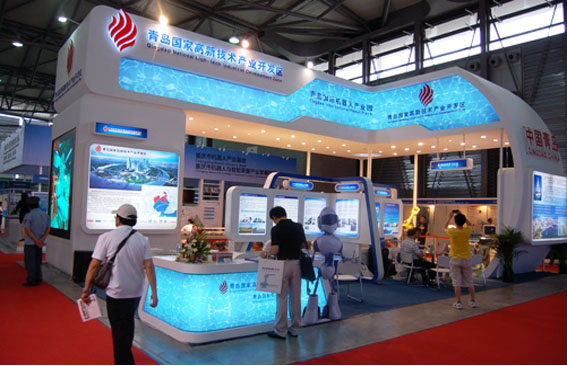 智能机器人展青岛展台