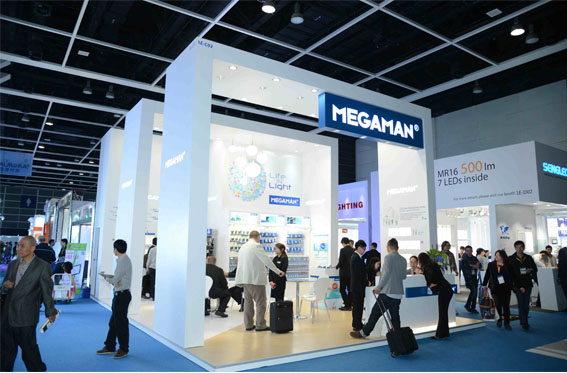 灯饰展MEGAMAN展位现场