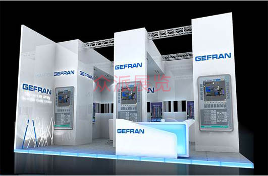 GEFRAN展位设计3D图