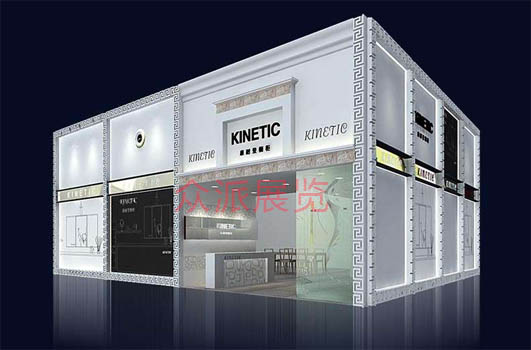 KINETIC展位设计3D图