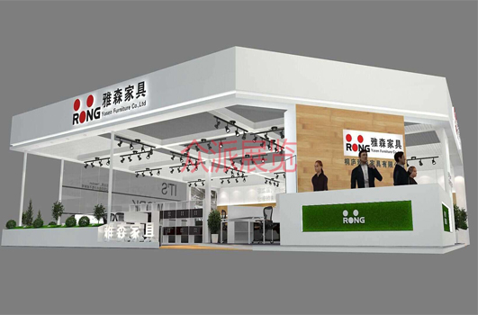 雅森家具展台设计图